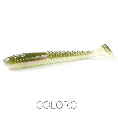 Supercontinent Swing Impact Ring Shad püügilant Pehme 8 cm/10 cm sööt Swimbait Jigging Land Kunstsöödad