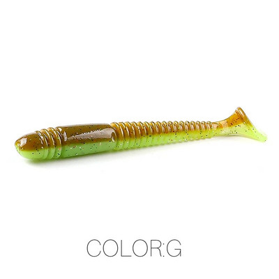 Supercontinent Swing Impact Ring Shad püügilant Pehme 8 cm/10 cm sööt Swimbait Jigging Land Kunstsöödad