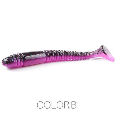 Supercontinent Swing Impact Ring Shad püügilant Pehme 8 cm/10 cm sööt Swimbait Jigging Land Kunstsöödad