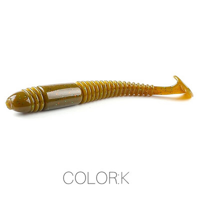 Supercontinent Swing Impact Ring Shad püügilant Pehme 8 cm/10 cm sööt Swimbait Jigging Land Kunstsöödad