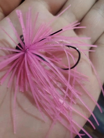 TAKEDO HDS03 1.8G – 5G ZITHER RUBER JIG Spinnerbait Blades Silikoonist seelik Merevee vaigust Volfram Jig Head Spinner Kummist Jig