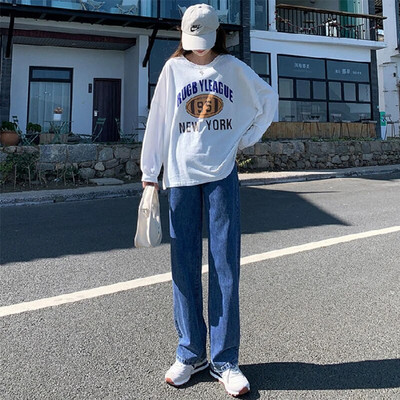 Baggy Jeans Naiste 2023 Naiste püksid Vintage teksad Naiste kõrge vöökohaga tänavarõivad Denim Y2k Korea mood Naiste riided Riided