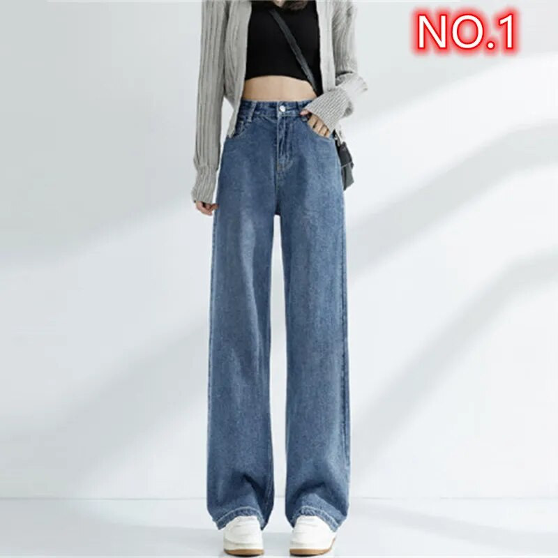 Baggy Jeans Naiste 2023 Naiste püksid Vintage teksad Naiste kõrge vöökohaga tänavarõivad Denim Y2k Korea mood Naiste riided Riided