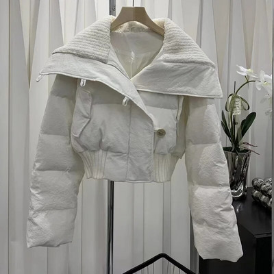 Γυναικεία φθινοπωρινά χειμωνιάτικα κοντό μπουφάν παρκά 2023 Casual Stand γιακάς Παλτό με φερμουάρ Γυναικεία χειμωνιάτικα μπουφάν parkas παλτό