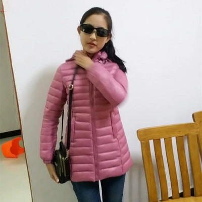 Joped naistele 2023 Talvine Parka Õhuke puuvillane mantel Sügistalvine Õhuke Kapuutsiga Soe Naiste Ülerõivad Riietus Naiste jope