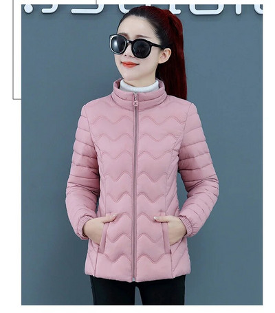 Joped naistele 2023 Talvine Parka Õhuke puuvillane mantel Sügistalvine Õhuke Kapuutsiga Soe Naiste Ülerõivad Riietus Naiste jope