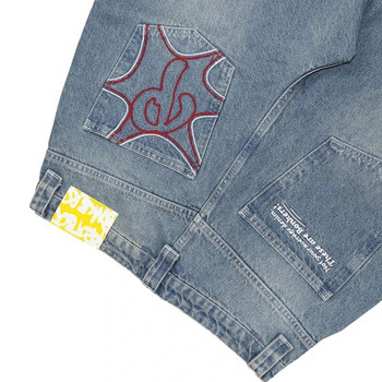 Y2k Jeans Hip Hop Harajuku Goth φαρδύ τζιν Παντελόνι Ανδρικά Γυναικεία 2023 Νέα μόδα Casual All Match Φαρδιά φαρδιά παντελόνια Streetwear