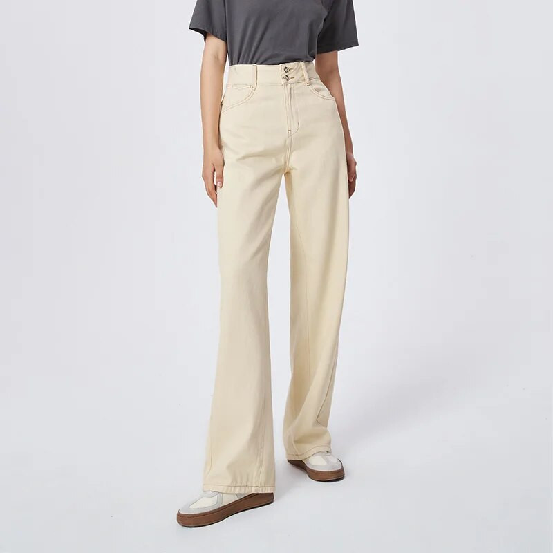 Semir Jeans Ženske uske hlače širokih nogavica Sweet Cool Versatile 2023 Proljetne nove hlače u podu u korejskom stilu Vintage hlače