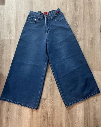 Y2k Jeans Harajuku Hip Hop Letter Κέντημα Ρετρό Μπλε μεγάλου μεγέθους φαρδύ τζιν ανδρικό Γυναικείο 2023 Νέο γοτθικό φαρδύ παντελόνι Streetwear