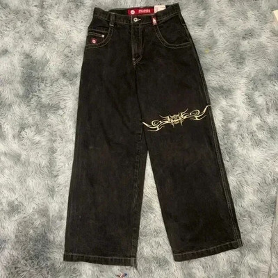 JNCO Jeans Y2K Harajuku Hip Hop Tiger Graphic Goth Ρετρό Μπλε φαρδύ τζιν παντελόνι τζιν Ανδρικό Γυναικείο γοτθικό φαρδύ παντελόνι με ψηλή μέση