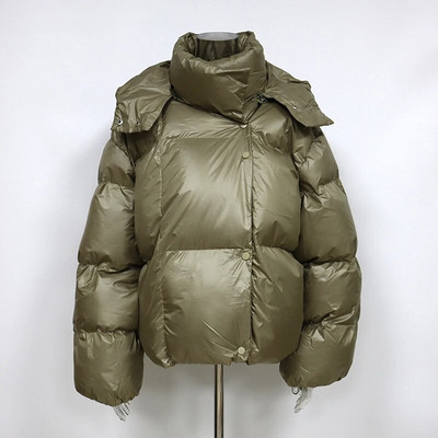 FADDISH 2024, talv naiste mood, lahtiselt tihendav, soe kapuutsiga mantel Naistele ühevärviline vabaaja pikkade varrukatega topsid ülerõivad