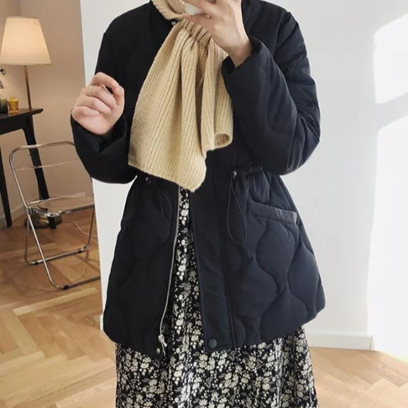 Naiste jakid, talv 2023, väga soe, kerge polsterdatud ülikerge pika sulejope Parkase trendimantel naistele külmaga