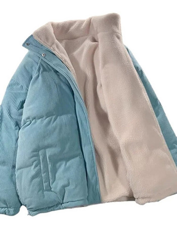 Χειμερινό μπουφάν Γυναικείο 2023 Χειμερινά Γυναικεία Ρούχα Νέο Κοτλέ Διπλό Παλτό Μάλλινο Αρνί Γυναικείο Παλτό Γυναικείο Μπουφάν Χειμερινά Ρούχα