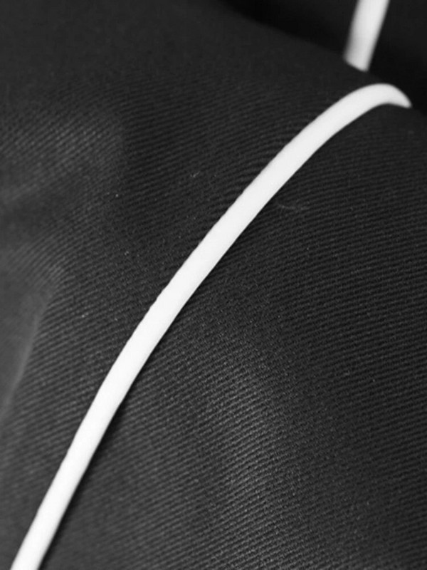 [EAM] Kõrge vöökoht Sinine Denim Värv-plokk Burr laia säärega teksad Uued lahtised naiste püksid Mood Mõõna kevad Sügis 2023 17A8861