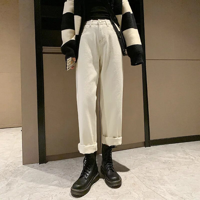 Široke hlače Kaubojske hlače za žene Odjeća Traperice Y2k Ženska odjeća 2022. Traperice visokog struka Ženska odjeća 90-ih Harajuku moda
