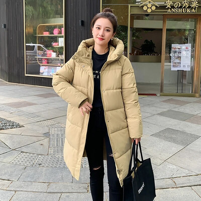 CRRIFLZ sügistalvised naiste kapuutsiga krae tõmblukuga mantlid, nööriga nööbiga pikk park, naistele soe mood õhukesed puuvillased jakid