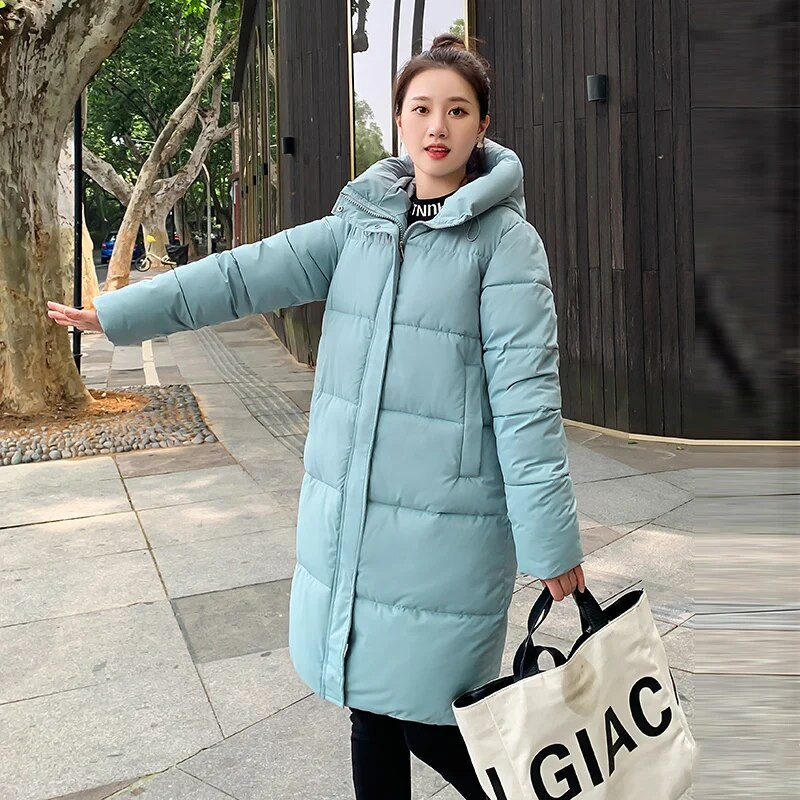 CRRIFLZ sügistalvised naiste kapuutsiga krae tõmblukuga mantlid, nööriga nööbiga pikk park, naistele soe mood õhukesed puuvillased jakid