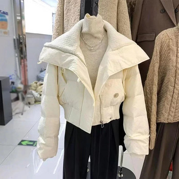 2023 Νέο γυναικείο βαμβακερό παλτό Κορεατικής έκδοσης Ευέλικτο βαμβακερό παλτό τάσης Κοντό φαρδύ βαμβακερό παλτό Παχύ παλτό