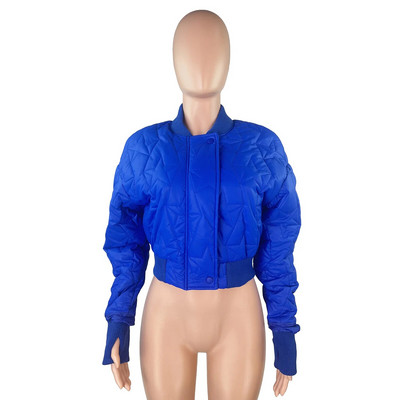 Soefdioo Star Emboss Casual Užtrauktukas Fly Patchwork Ilgomis rankovėmis trumpomis Parkas Striukė Stora Šilta Moteriška 2023 m. žiemos gatvės viršutiniai drabužiai