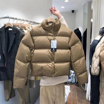 Γυναικείο μπουφάν Χειμερινά πάρκα Παχύ βαμβακερό μπουφάν με επένδυση Παλτό Φαρδιά Puffer Parkas Oversize Outwear Casacos De Inverno Feminino