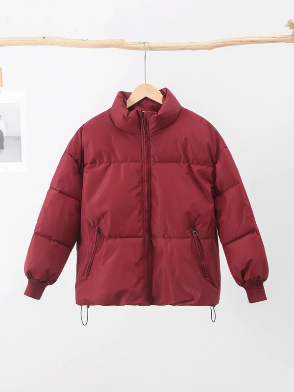 Naiste paks sulejope 2023. aasta talvine pikkade varrukatega kilpkonnakaelus, tõmblukuga naiste parkmantel, soe vabaaja naiste ja soe mantel