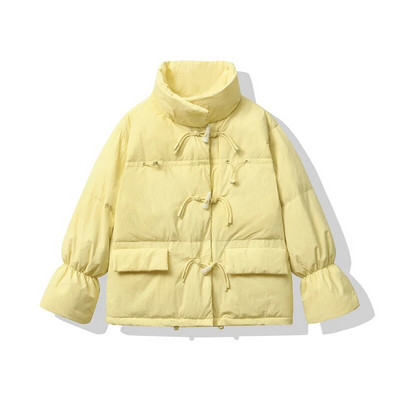 Jielur Helesinised Korea magusa moe klassikalise nööbiga lahtised naiste pargid Lihtsad, vabad ja šikid taskud 5-värvilised naiste parkad