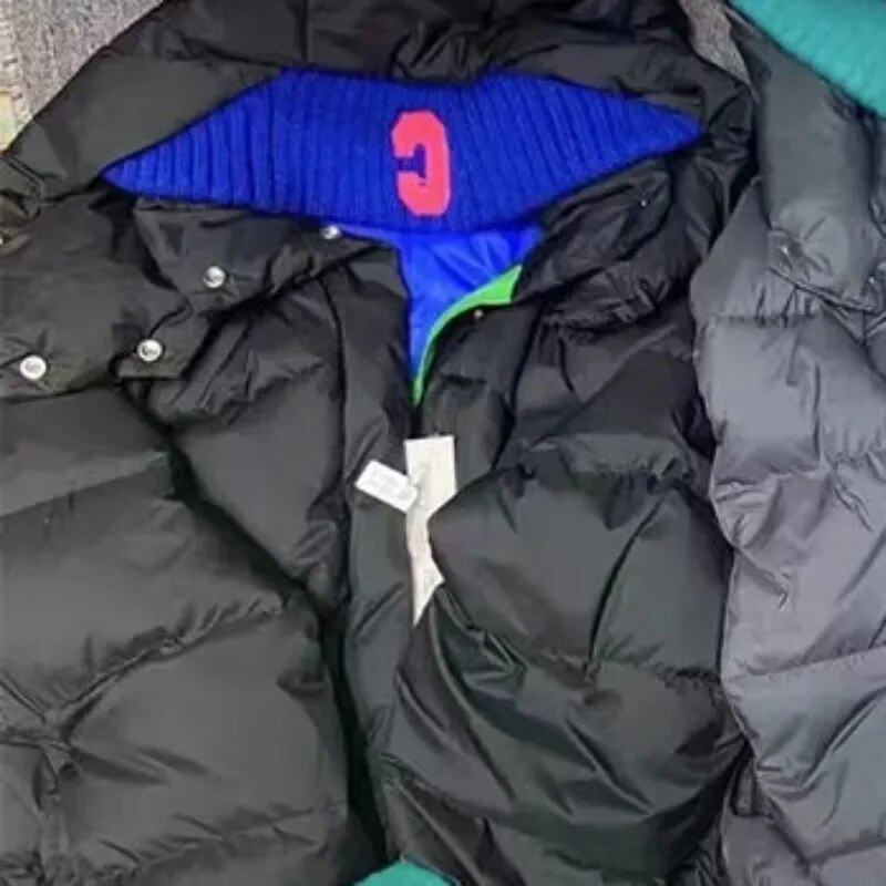 Xsjpzh πουπουλένιο βαμβακερό παλτό Χειμερινό τζάκετ Γυναικείο φαρδύ κουκούλα πάρκα μόδας Ζεστά ρούχα Tideway Πανωφόρι Ευέλικτο 2023 Νέες γυναίκες