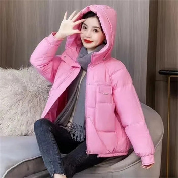 2023 Νέο χειμωνιάτικο μπουφάν Γυναικεία πάρκα Χοντρό πανωφόρι Parka Down Βαμβακερό παλτό Ρούχα ψωμιού Κορεατική έκδοση Φαρδιά ρούχα