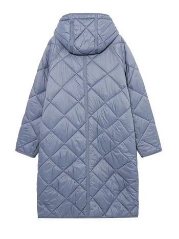 YENKYE Γυναικεία Vintage Oversize μακρυά κουκούλα πάρκα 2022 Φθινόπωρο Χειμώνας με μακρυμάνικα κουμπιά Τσέπες Γυναικείο ζεστό παλτό