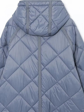 YENKYE Γυναικεία Vintage Oversize μακρυά κουκούλα πάρκα 2022 Φθινόπωρο Χειμώνας με μακρυμάνικα κουμπιά Τσέπες Γυναικείο ζεστό παλτό