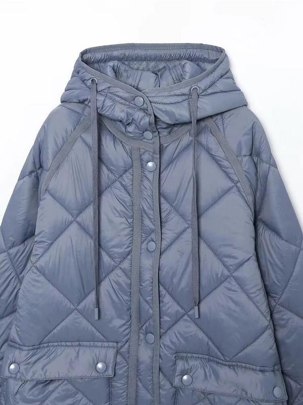 YENKYE naiste vintage ülisuured pika kapuutsiga parkad 2022. aasta sügistalvised pikkade varrukatega nööbid, taskud, soe naiste mantel