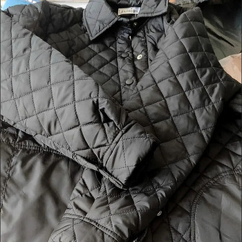 Ежедневни олекотени якета със средна дължина Дамски палта с памучна подплата Свободни ветробрани Casacos Есен Зима Chaquetas
