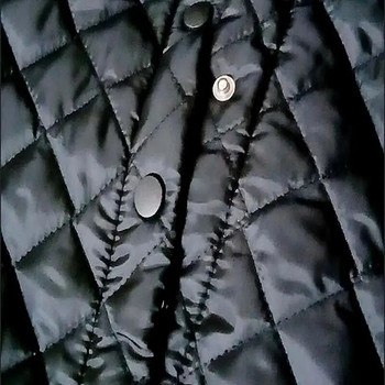 Ежедневни олекотени якета със средна дължина Дамски палта с памучна подплата Свободни ветробрани Casacos Есен Зима Chaquetas