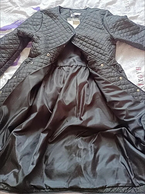 Didelio dydžio lengvas ilgas pūkinis paltas Korėjietiškos plonos pūkinės striukės Argyle Plaid Casacos Para Baixo Šiltai baltas Jaqueta Puffer