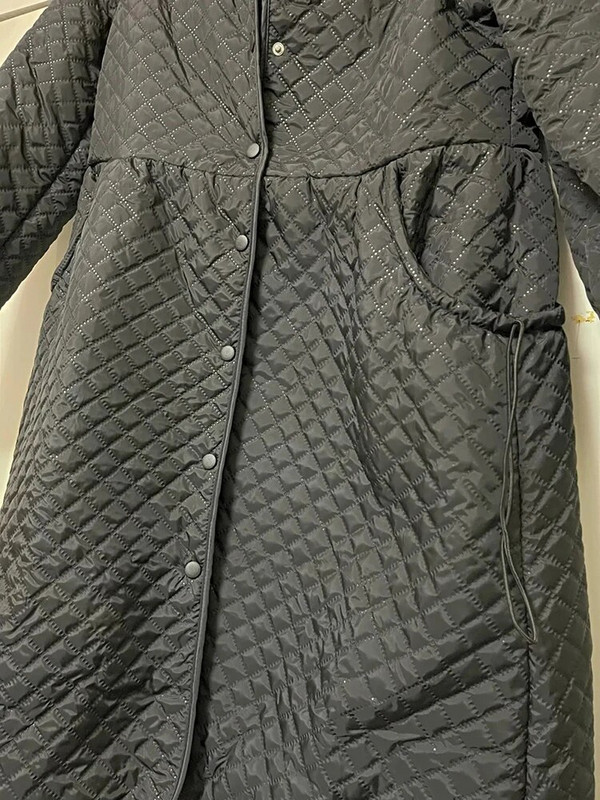 Didelio dydžio lengvas ilgas pūkinis paltas Korėjietiškos plonos pūkinės striukės Argyle Plaid Casacos Para Baixo Šiltai baltas Jaqueta Puffer