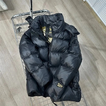 Γυναικεία χειμωνιάτικο παλτό φούσκα Puffer Basic Puffy Jacket Γυναικείο παλτό Loose Parka Overize Outerwear Snow Wear Harajuku Κορεάτικο