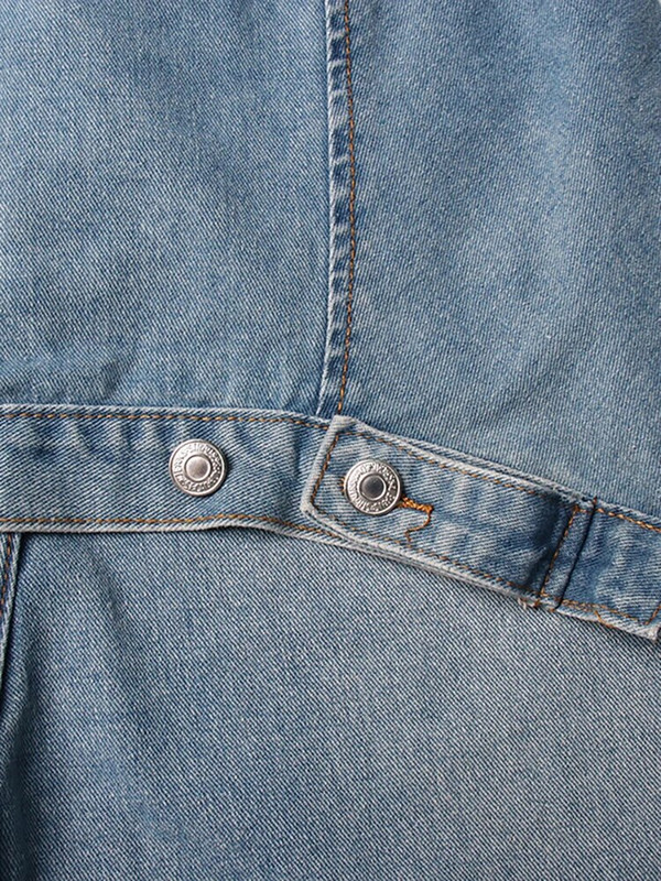 DEAT naiste teksad, kõrge vöökohaga lapiline võlts, 2 tk. lahtised sinised sirged laia säärega teksapüksid 2023. aasta sügis, uus mood 29L3209