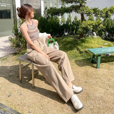 Purpursarkani džinsi 2022. gada pavasara vintage džinsa bikses Modes, elegantas vienkrāsainas bikses, ikdienas sieviešu džinsi ar augstu vidukli