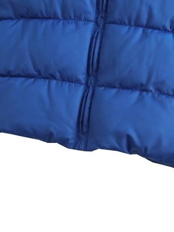 SLTNX TRAF 2023 Модно зимно палто за жени Женски шик, елегантни ежедневни якета, палта, дамски палта с качулка и дълги ръкави, връхни дрехи