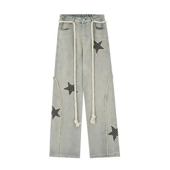 Deeptown Star Girl Y2k Vintage Jeans Γυναικεία Grunge φαρδιά τζιν παντελόνι Baddies Streetwear Harajuku Παντελόνια 90s Aesthetic Kpop