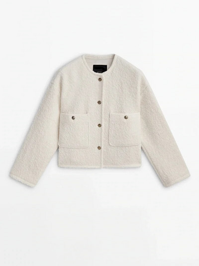 Madinga metalo spalvos auksinė striukė su blizgučiais O kaklo striukė moteriška laisva apykakle ilgomis rankovėmis, 2023 m. rudens, žiemos gatvės moteriški viršutiniai drabužiai