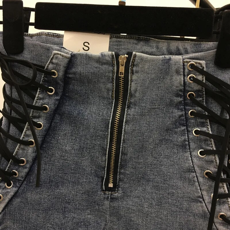 Džinsai Moteriški suvarstomi siauri, universalūs užtrauktukai Paprasti madingi kelnės iki kulkšnių Moteriškos pavasario rudens plonos moteriškos aukštos kokybės