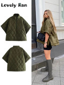 Moodne täispuuvillane tepitud jakk naistele lahtise kraega taskuga jope Naiste paksude lühikeste varrukatega mantel tänavarõivad