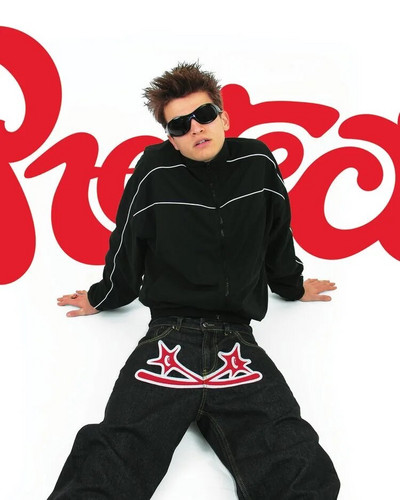 Y2k riided kottis teksad naised Vintage teksad Meeste naiste tänavarõivad Baggy Black Jeans Print Straight Fashion kõrge vöökohaga teksad
