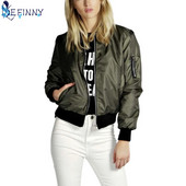 Mados rudens žiemos vėjui atsparūs moteriški paltai Moteriški ploni striukė Bomber paltai ilgomis rankovėmis Laisvalaikio apykaklė, moteriški viršutiniai drabužiai