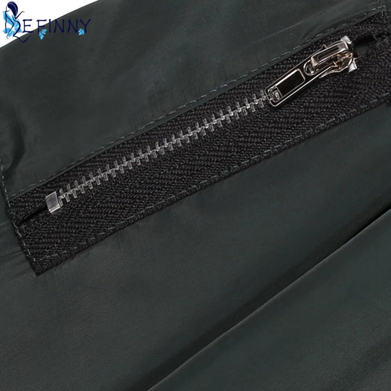 Mados rudens žiemos vėjui atsparūs moteriški paltai Moteriški ploni striukė Bomber paltai ilgomis rankovėmis Laisvalaikio apykaklė, moteriški viršutiniai drabužiai