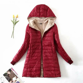 Γυναικείο παλτό Άνετο φθινοπωρινό χειμωνιάτικο Μπουφάν μεσαίου μήκους Casual Wear Winter Jacket Γυναικείο μάλλινο παλτό Φθινοπωρινά ρούχα για εξωτερικούς χώρους