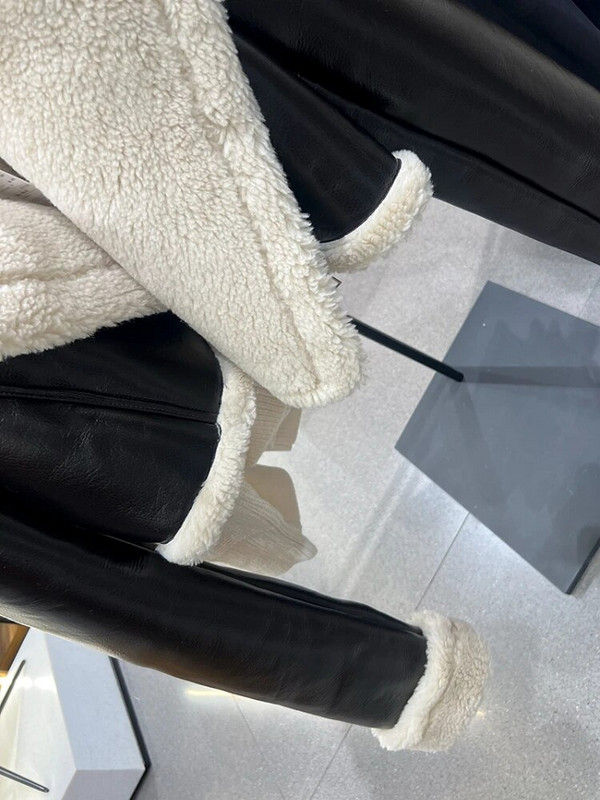 Fitaylor Νέο Φθινοπωρινό χειμερινό ψεύτικο δερμάτινο τζάκετ αρνί Γυναικείο φερμουάρ με φερμουάρ πέτο Κοντό παλτό Pu Lady χοντρά ζεστά ρούχα Moto Biker