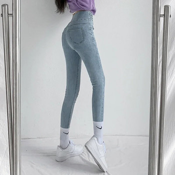 ZOENOVA Stretch Jeans Γυναικεία 2022 Push Up Σέξι Ρετρό Ψηλόμεσο Skinny Παντελόνι Μαμά Κορεάτικη μόδα Τζιν παντελόνι Femme Spring New