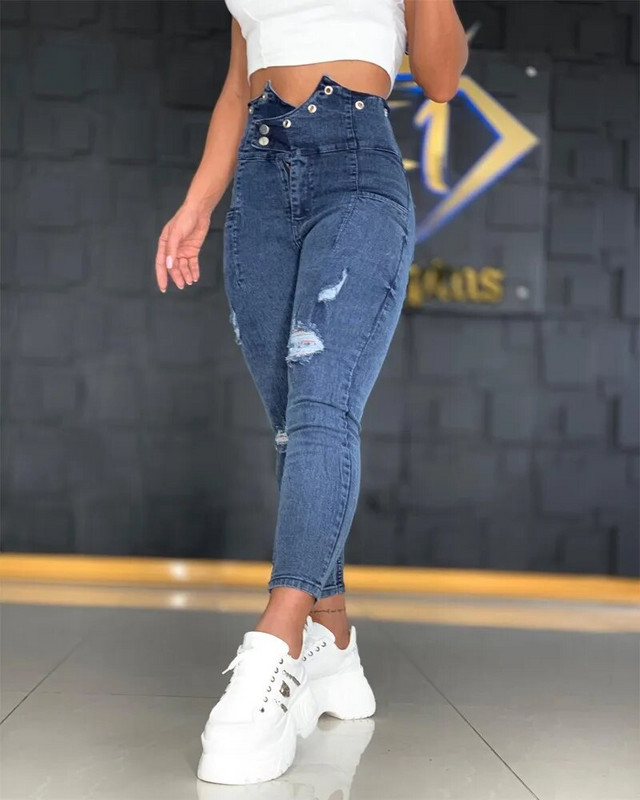 2023 m. rudens kelnės Retro aukšto juosmens džinsai Moteriški džinsai viso ilgio laisvalaikio džinsai siauros džinsinės kelnės Vaqueros Mujer